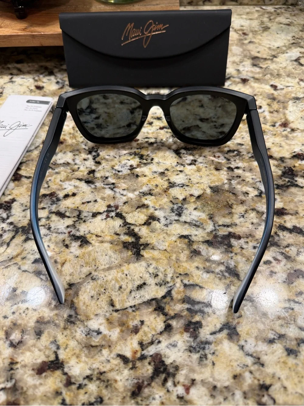 Maui Jim Black Polarized Men’s Sunglasses